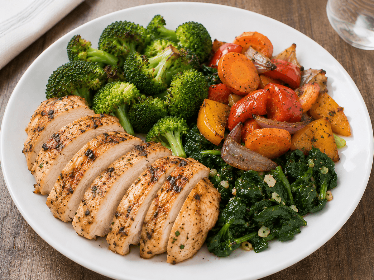 Chicken & Greens Vitality Plate